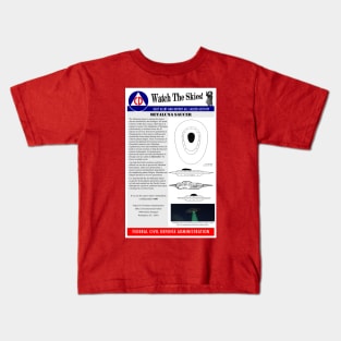 Civil Defense Poster - This Island Earth Kids T-Shirt